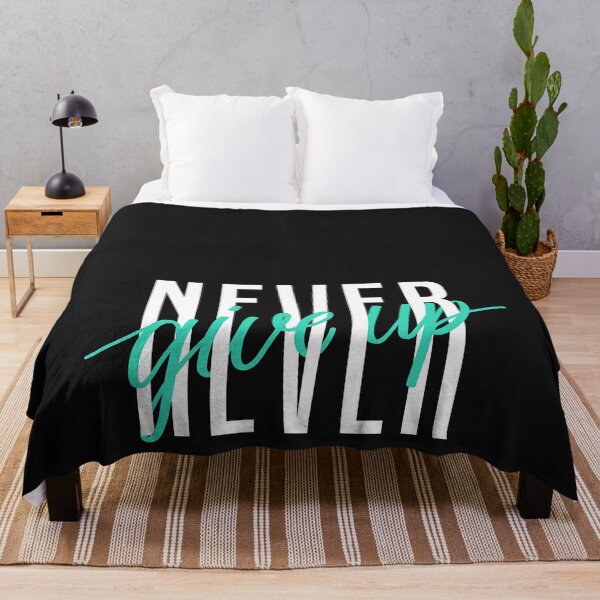 Item preview, Never Ever Give Up Cool Inspirational Motivational Quotes designed and sold by ZacharyMarcus.