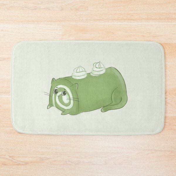 Item preview, Matcha Roll Cat designed and sold by Sweets-trolley.