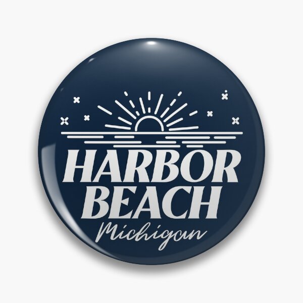 Item preview, Harbor Beach Michigan Sun White Design designed and sold by Eleven-K.
