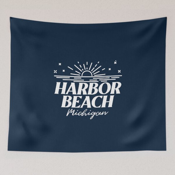 Item preview, Harbor Beach Michigan Sun White Design designed and sold by Eleven-K.