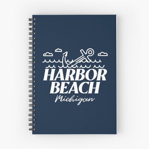 Item preview, Harbor Beach Michigan Boating Fishing Anchor White Design designed and sold by Eleven-K.