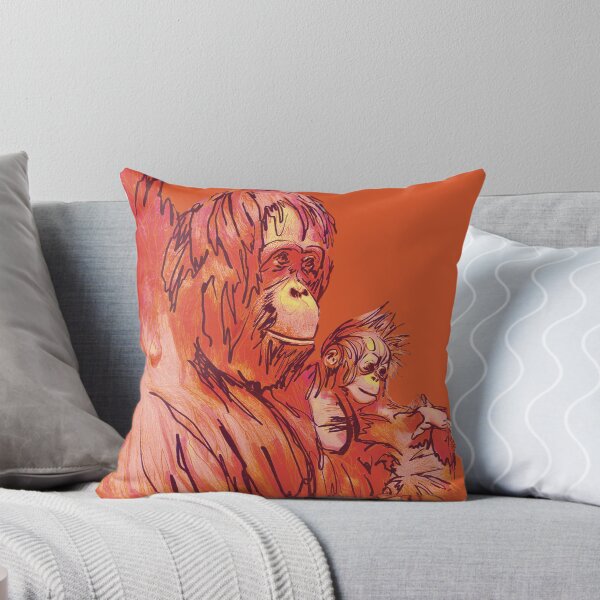 Item preview, Orangutan Mom and Baby  designed and sold by tangerqueene.