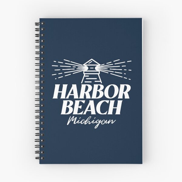 Item preview, Harbor Beach Michigan Lighthouse White Design designed and sold by Eleven-K.