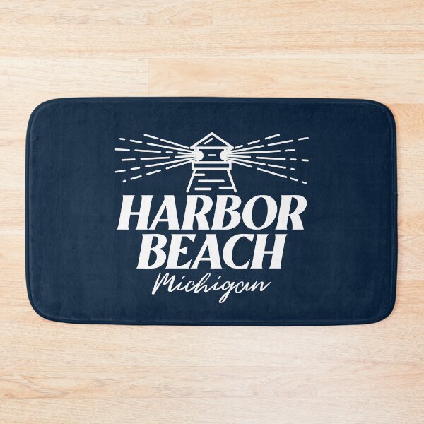 Item preview, Harbor Beach Michigan Lighthouse White Design designed and sold by Eleven-K.