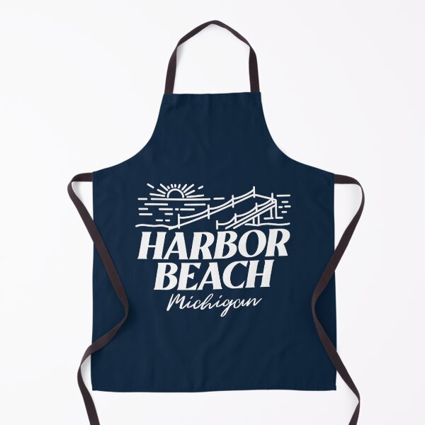 Item preview, Harbor Beach Michigan Sunrise Dock White Design designed and sold by Eleven-K.