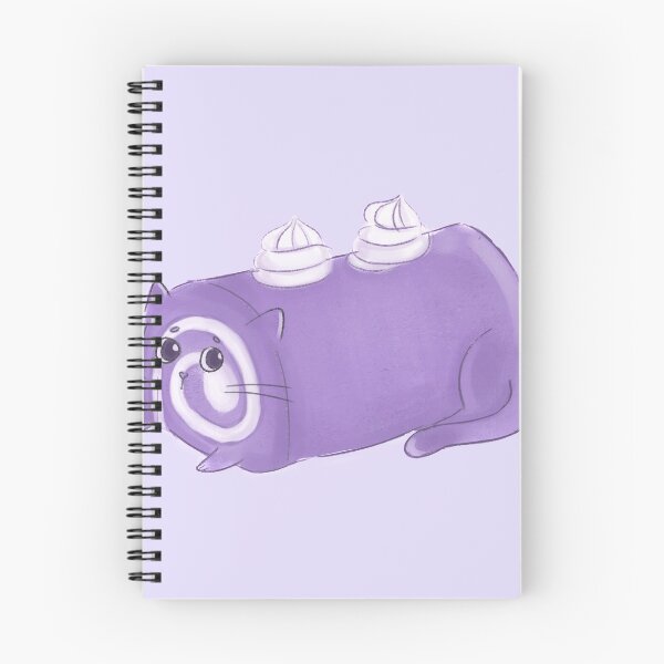 Item preview, Ube Roll Cat designed and sold by Sweets-trolley.