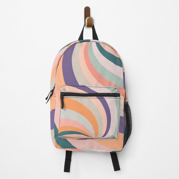 Item preview, Retro Rainbow Swirls 9 Boho Pastel designed and sold by MaryJaneRC.