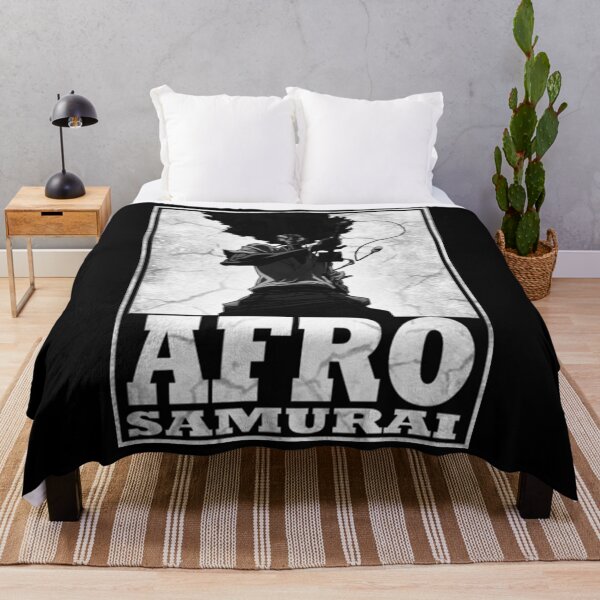 Item preview, Anime T-ShirtAFRO HAIR SAMURAI designed and sold by AgnesAnne.