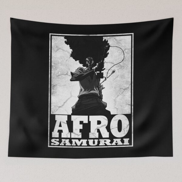 Item preview, Anime T-ShirtAFRO HAIR SAMURAI designed and sold by AgnesAnne.