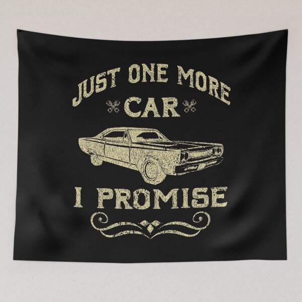 Item preview, Just One More Car I Promise Car Lovers Car Enthusiast Retro Vintage designed and sold by teemenia.