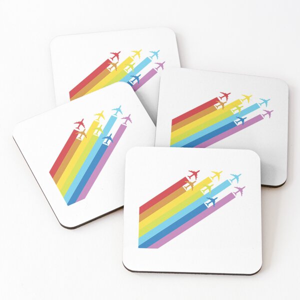 Artikelvorschau, Aviation T-ShirtRainbow Aviation Minimalist Design entworfen und verkauft von AgnesAnne.