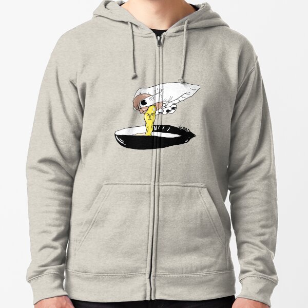 BRO IM YOLK'd Zipped Hoodie