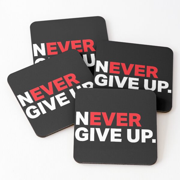 Item preview, Motivational Apparel Never ever give up designed and sold by ZacharyMarcus.
