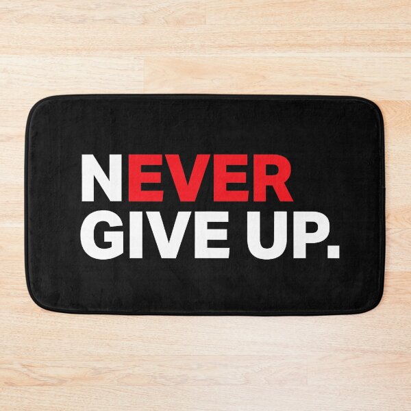 Item preview, Motivational Apparel Never ever give up designed and sold by ZacharyMarcus.