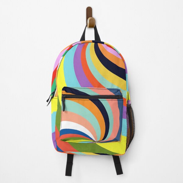 Item preview, Retro Rainbow Swirls 14 Boho designed and sold by MaryJaneRC.
