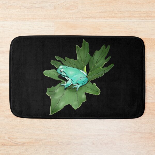 Item preview, White's (Dumpy) Treefrog on a Philodendron Leaf designed and sold by TinkerandBone.