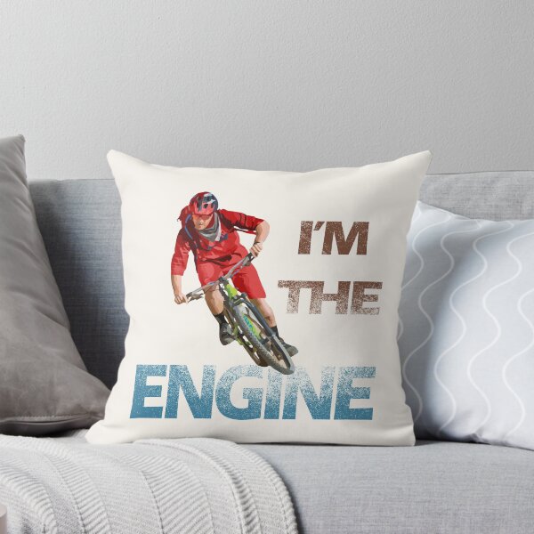 Item preview, I'm The Engine | Cycling Quotes | Red and Blue | Biking designed and sold by DrawingBoard.