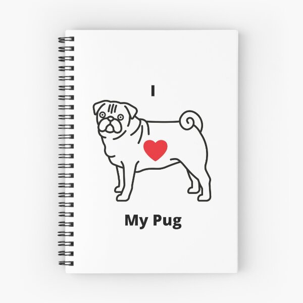 Item preview, I Love My Pug  designed and sold by HailYourPug.