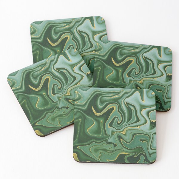 Item preview, Green Palette Abstract Painting Color Study Series C-10 designed and sold by ZekeArtPrints.