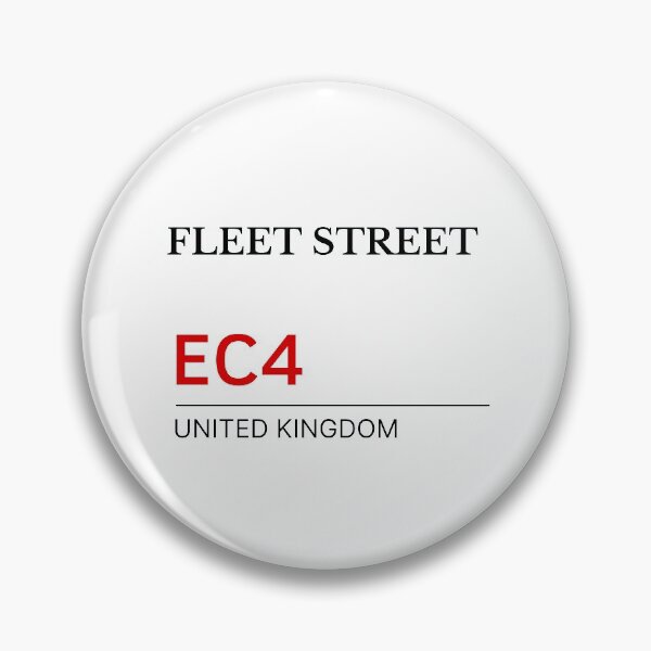 Item preview, Postcode Fleet Street EC4 United Kingdom designed and sold by Yayatachdiyat0.