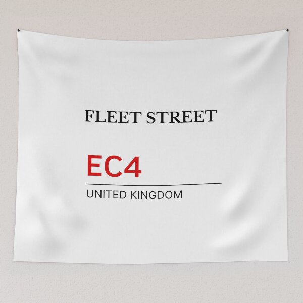 Item preview, Postcode Fleet Street EC4 United Kingdom designed and sold by Yayatachdiyat0.