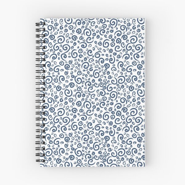 Item preview, Spirals in Blue designed and sold by Morton Design House.