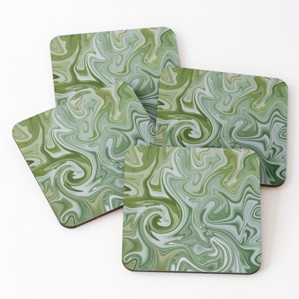 Item preview, Green Palette Abstract Painting Color Study Series C-11 designed and sold by ZekeArtPrints.