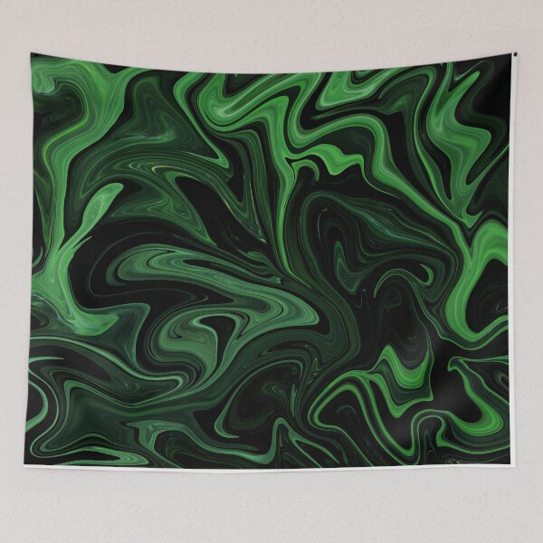 Aperçu de l'œuvre Palette Verte Peinture Abstraite Couleur Étude Série C-15 créée et vendue par ZekeArtPrints.