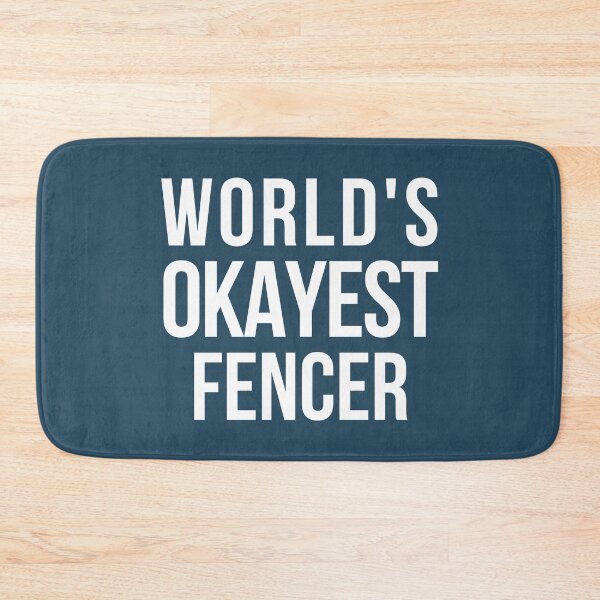 Item preview, Worlds Okayest Fencer designed and sold by CeciLop.