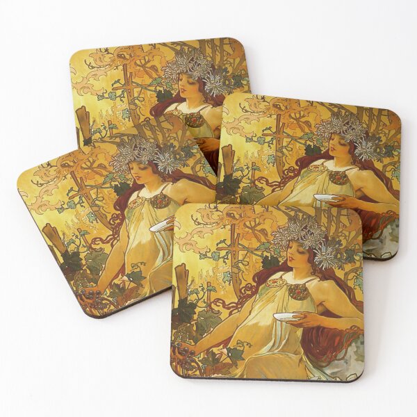 Item preview, Alphonse mucha - Autumn Season designed and sold by Vivanne-art.