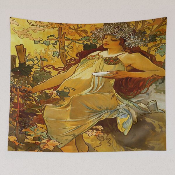Item preview, Alphonse mucha - Autumn Season designed and sold by Vivanne-art.