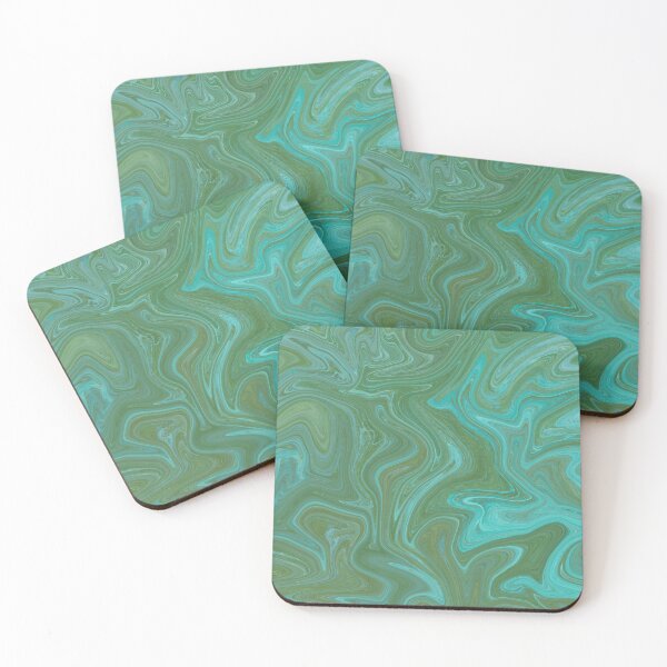 Item preview, Green Palette Abstract Painting Color Study Series C-16 designed and sold by ZekeArtPrints.