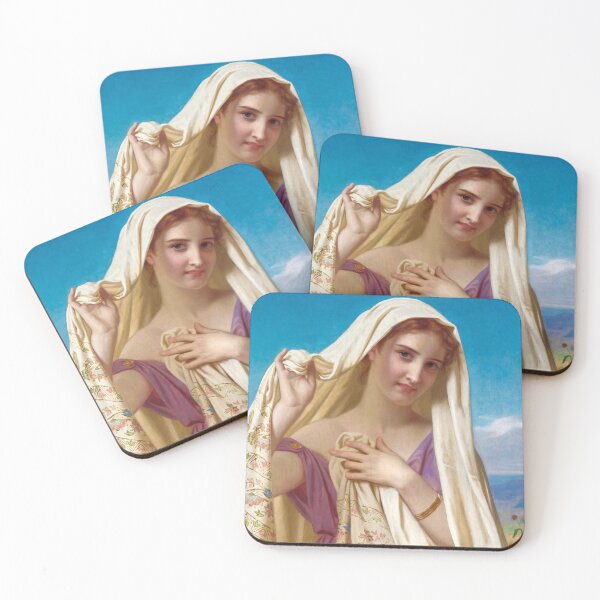 Item preview, Young Girl in a Veil by Hugues Merle designed and sold by academic-art.