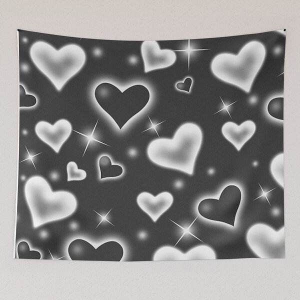 Item preview, Black & White Heat Backdrop  designed and sold by zrvby.