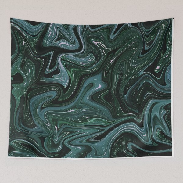 Item preview, Green Palette Abstract Painting Color Study Series C-17 designed and sold by ZekeArtPrints.