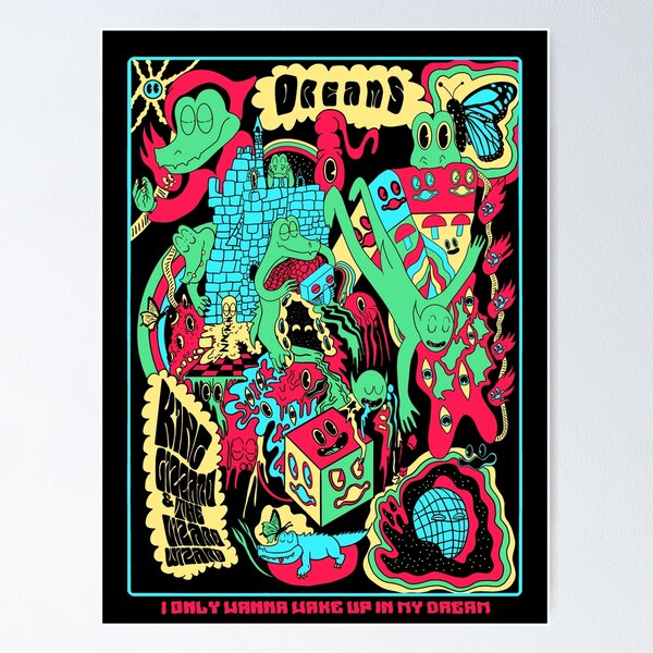 Item preview, King Gizzard and The Lizard Wizard - Dreams designed and sold by SatanSpeeds-Up.