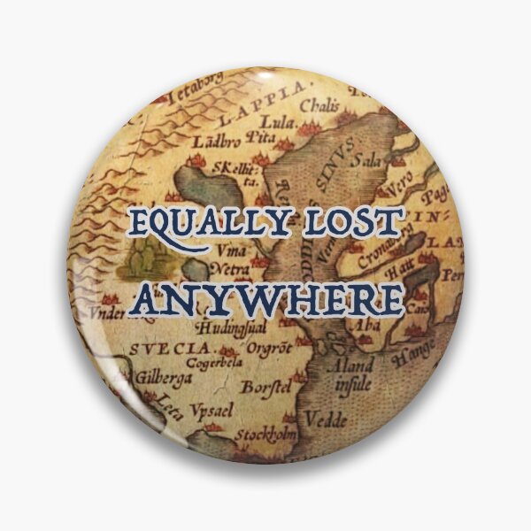 Item preview, Equally Lost, blue text designed and sold by Arto Järvinen.