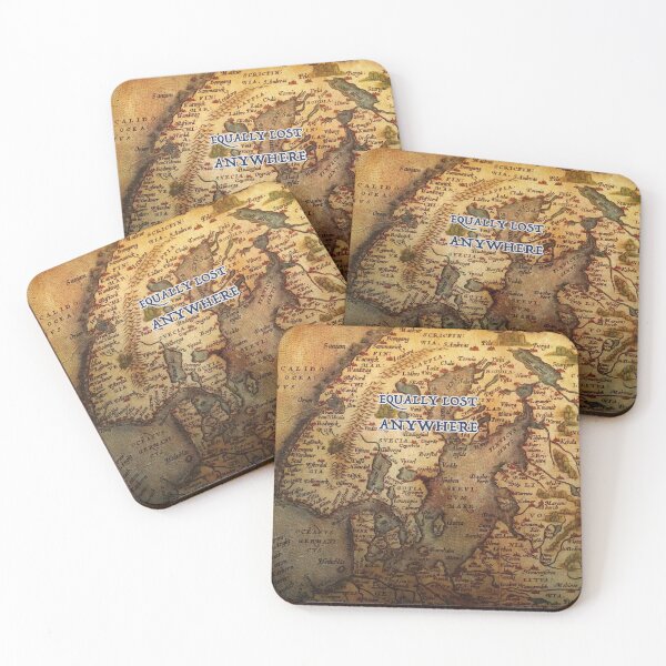 Item preview, Equally Lost, blue text designed and sold by Arto Järvinen.