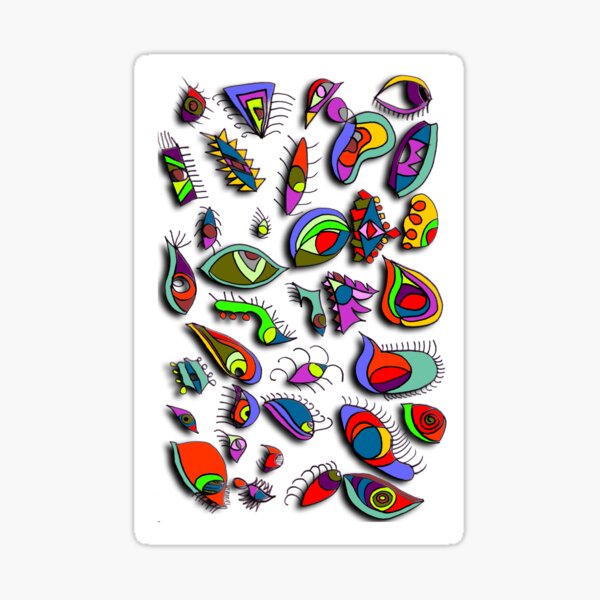 "THE MULTIPLE EYES ARE LOOKING AT YOU. |ABSTRACT EYE Design FOR ...