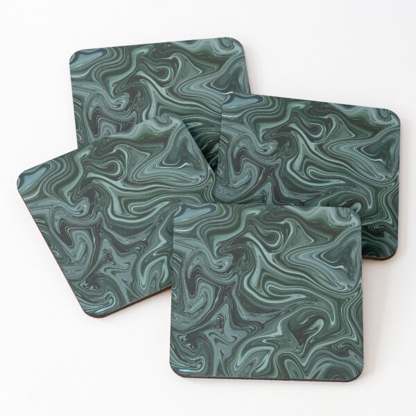 Item preview, Green Palette Abstract Painting Color Study Series C-19 designed and sold by ZekeArtPrints.