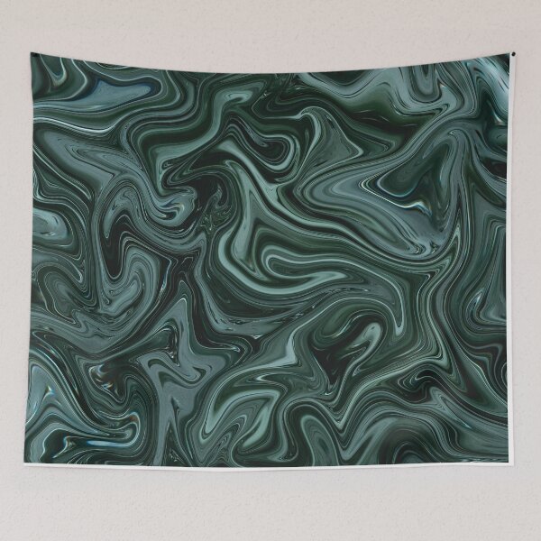 Item preview, Green Palette Abstract Painting Color Study Series C-19 designed and sold by ZekeArtPrints.