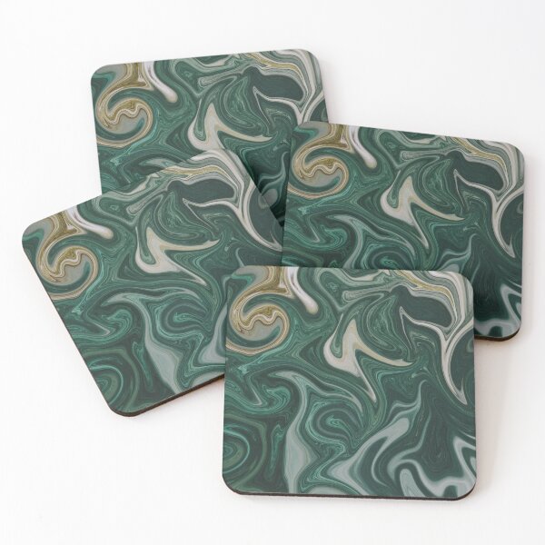 Item preview, Green Palette Abstract Painting Color Study Series C-20 designed and sold by ZekeArtPrints.