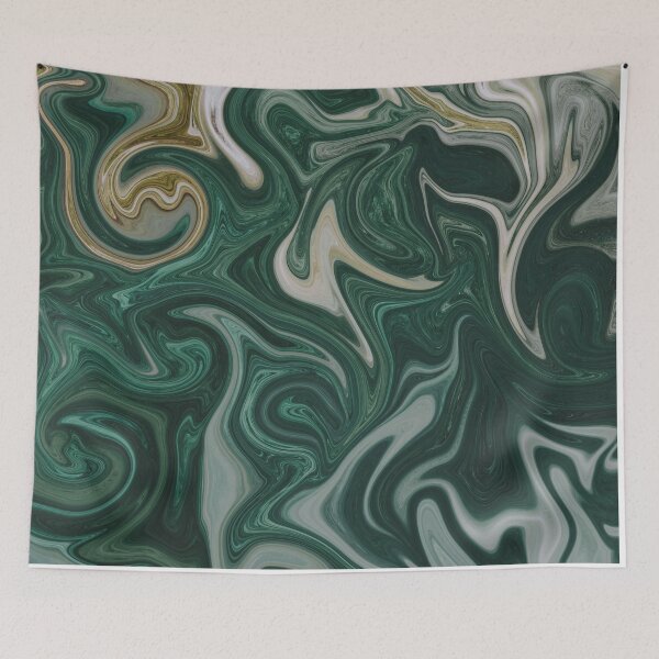 Item preview, Green Palette Abstract Painting Color Study Series C-20 designed and sold by ZekeArtPrints.