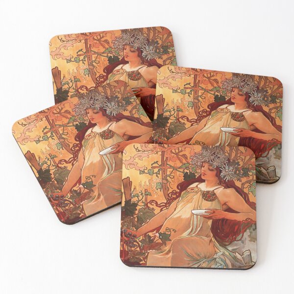 Item preview, Alphonse mucha - Autumn Season,Nº,02. designed and sold by Vivanne-art.