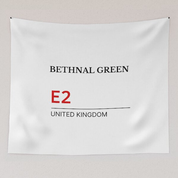 Item preview, Postcode Bethnal Green E2 United Kingdom designed and sold by Yayatachdiyat0.
