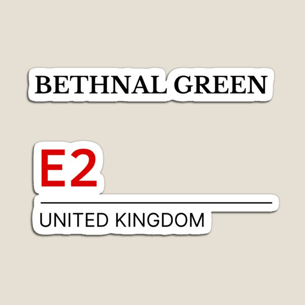Item preview, Postcode Bethnal Green E2 United Kingdom designed and sold by Yayatachdiyat0.
