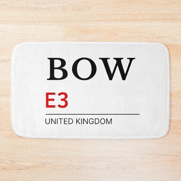 Item preview, Postcode Bow E3 United Kingdom designed and sold by Yayatachdiyat0.