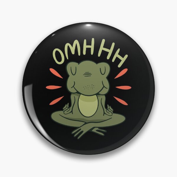 Item preview, Frog meditates designed and sold by DerSenat.