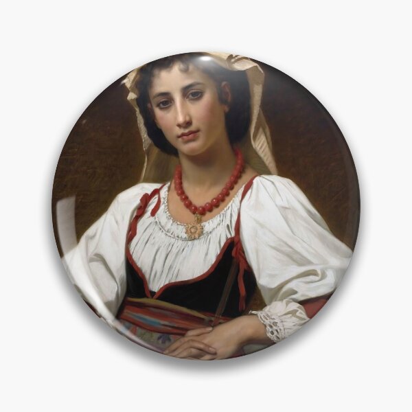 Item preview, The Neapolitan Girl by Hugues Merle designed and sold by academic-art.