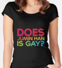 Does Jumin Han is gay? Women's Fitted Scoop T-Shirt